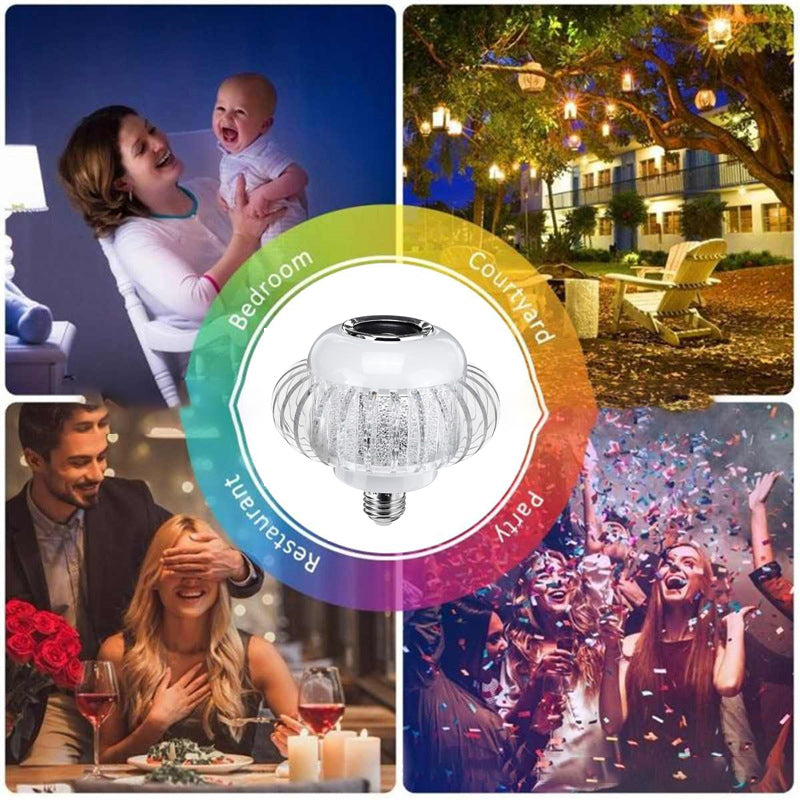 LED RGB Bulb Bluetooth Speaker with Remote Control