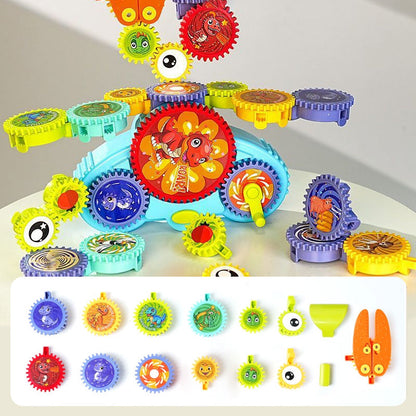 Transforming Gear Electric Building Blocks Toy