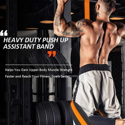 🔥Heavy-duty Pull Up Workout Band（Load capacity: 50 lbs）