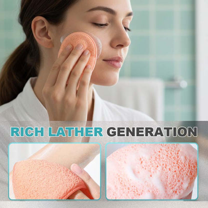 Colorful Facial Sponges with Lanyard