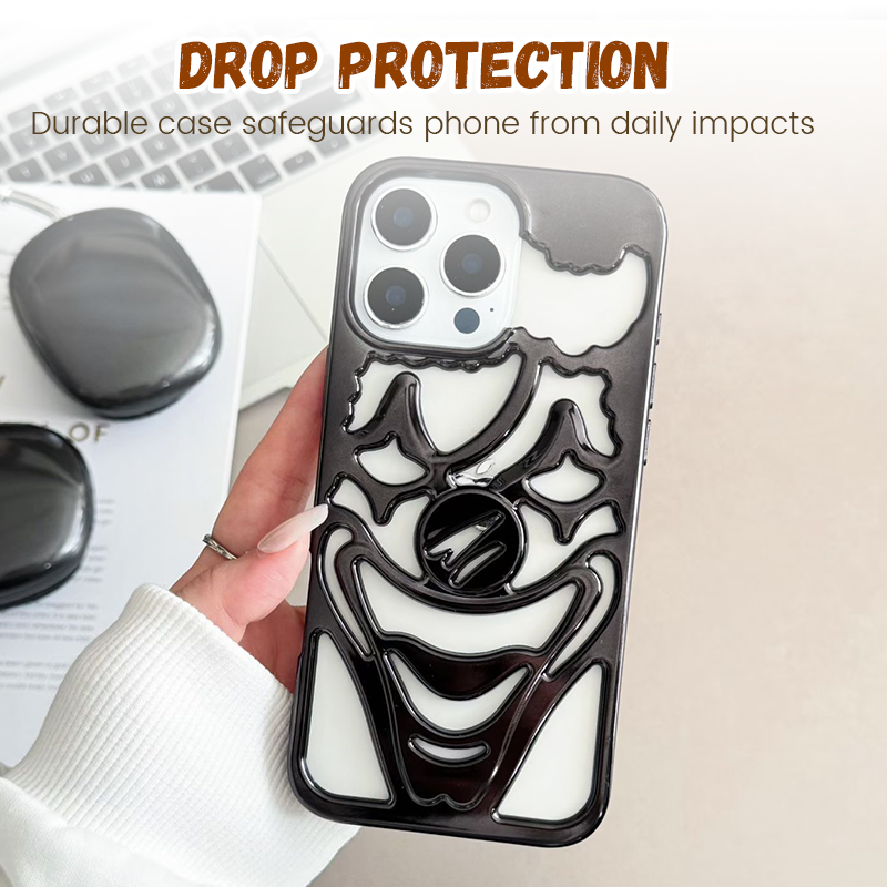 Fashion Hollow-Out Clown Case for iPhone- Buy 2: FREE SHIPPING🛫 & 40% OFF 2nd🔥