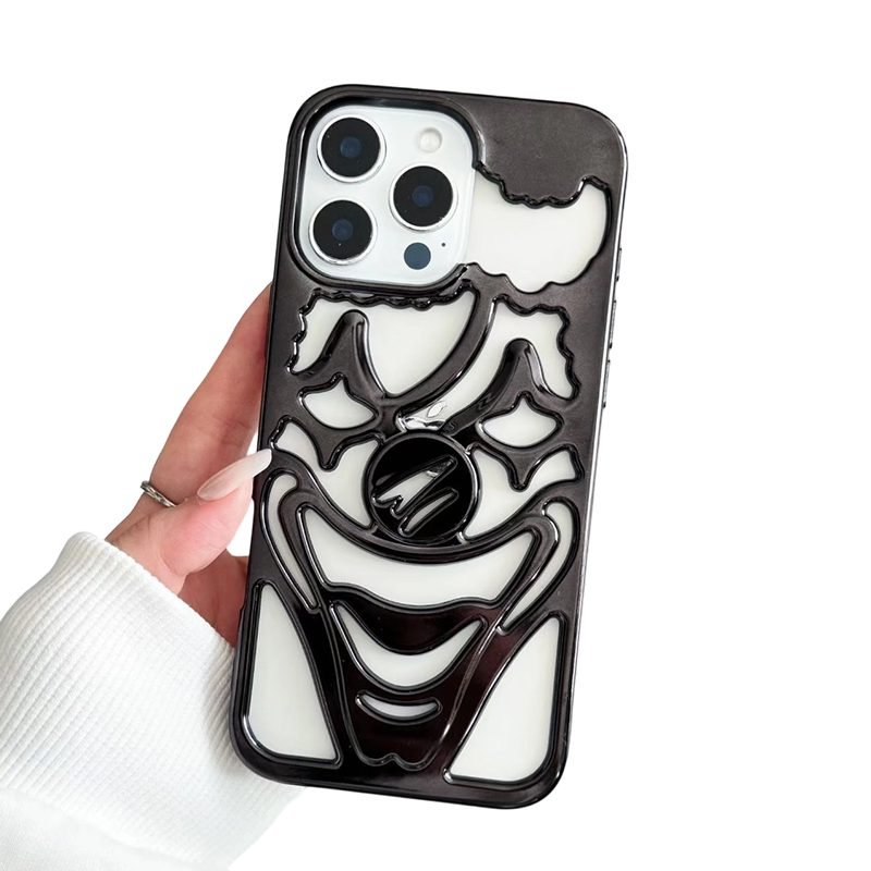 Fashion Hollow-Out Clown Case for iPhone- Buy 2: FREE SHIPPING🛫 & 40% OFF 2nd🔥