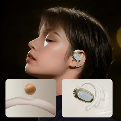 Wireless Open Ear Headphones with LED Display