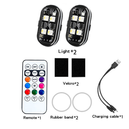 Portable Car LED Warning Light with Remote