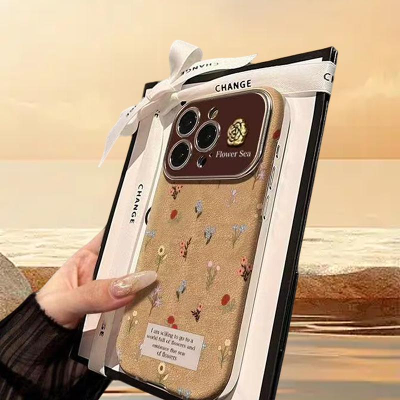 Vintage-Inspired Print Phone Case for iPhone