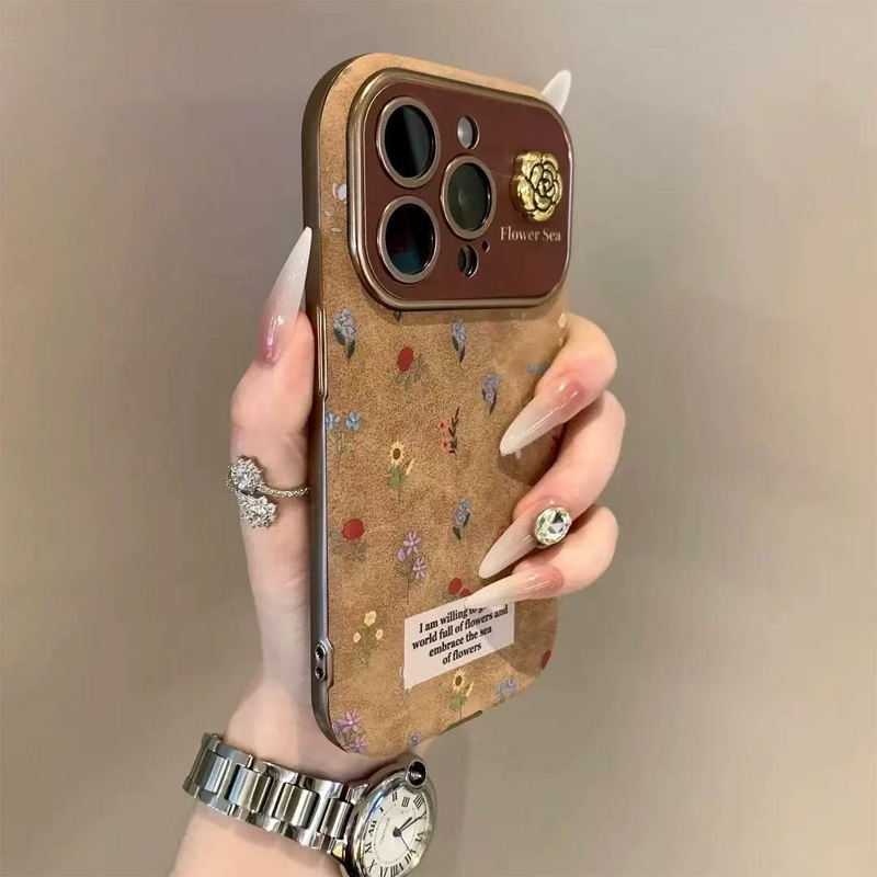 Vintage-Inspired Print Phone Case for iPhone