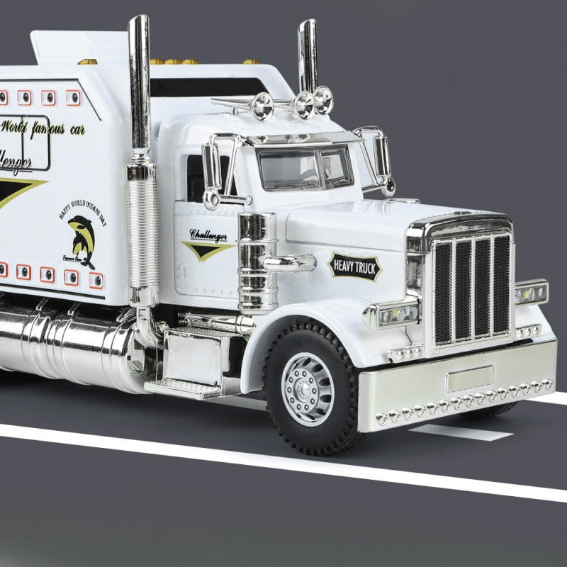 Interactive Realistic Heavy-Duty Semi-Truck Toy