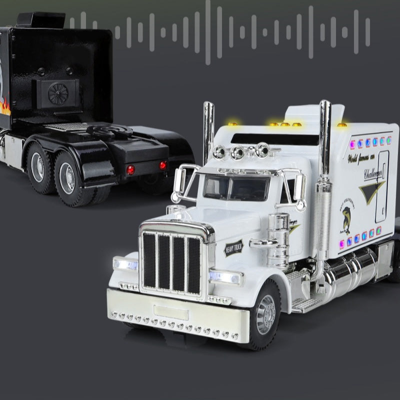 Interactive Realistic Heavy-Duty Semi-Truck Toy