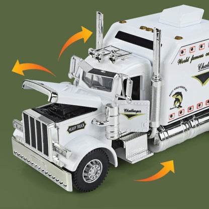 Interactive Realistic Heavy-Duty Semi-Truck Toy