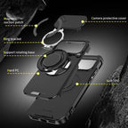 Magnetic Phone Case with Ring Stand For iPhone