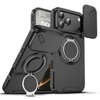 Magnetic Phone Case with Ring Stand For iPhone