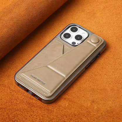 Leather Folio Case Cover for iPhone