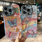 Watercolor Cartoon Pattern Case Cover for iPhone