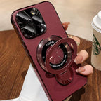 Folding CD Holder Leather Case Cover for iPhone