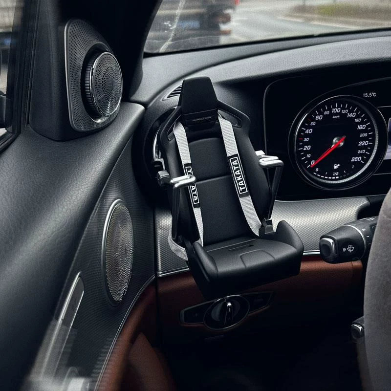 🏎️✨ The RACING SEAT Phone Mount - Where Your Phone Meets Professional-Grade Security! ✨🏎️
