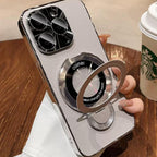 Folding CD Holder Leather Case Cover for iPhone