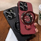 Folding CD Holder Leather Case Cover for iPhone