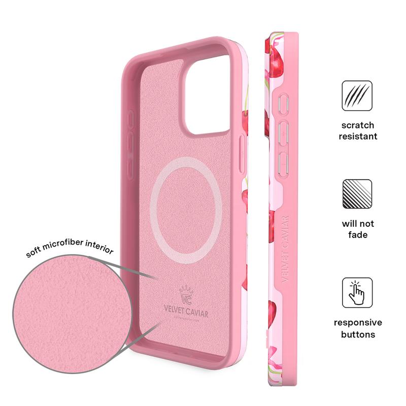 Pink Cherry Case Cover for iPhone