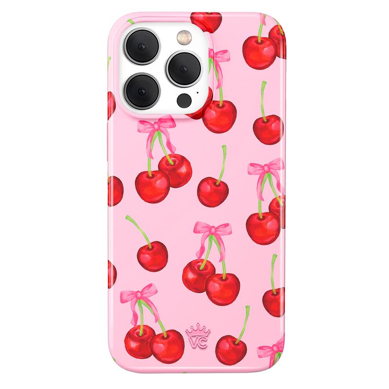 Pink Cherry Case Cover for iPhone