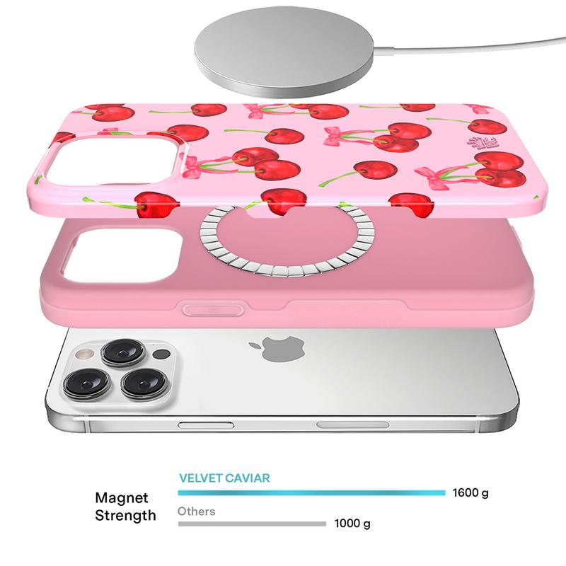 Pink Cherry Case Cover for iPhone